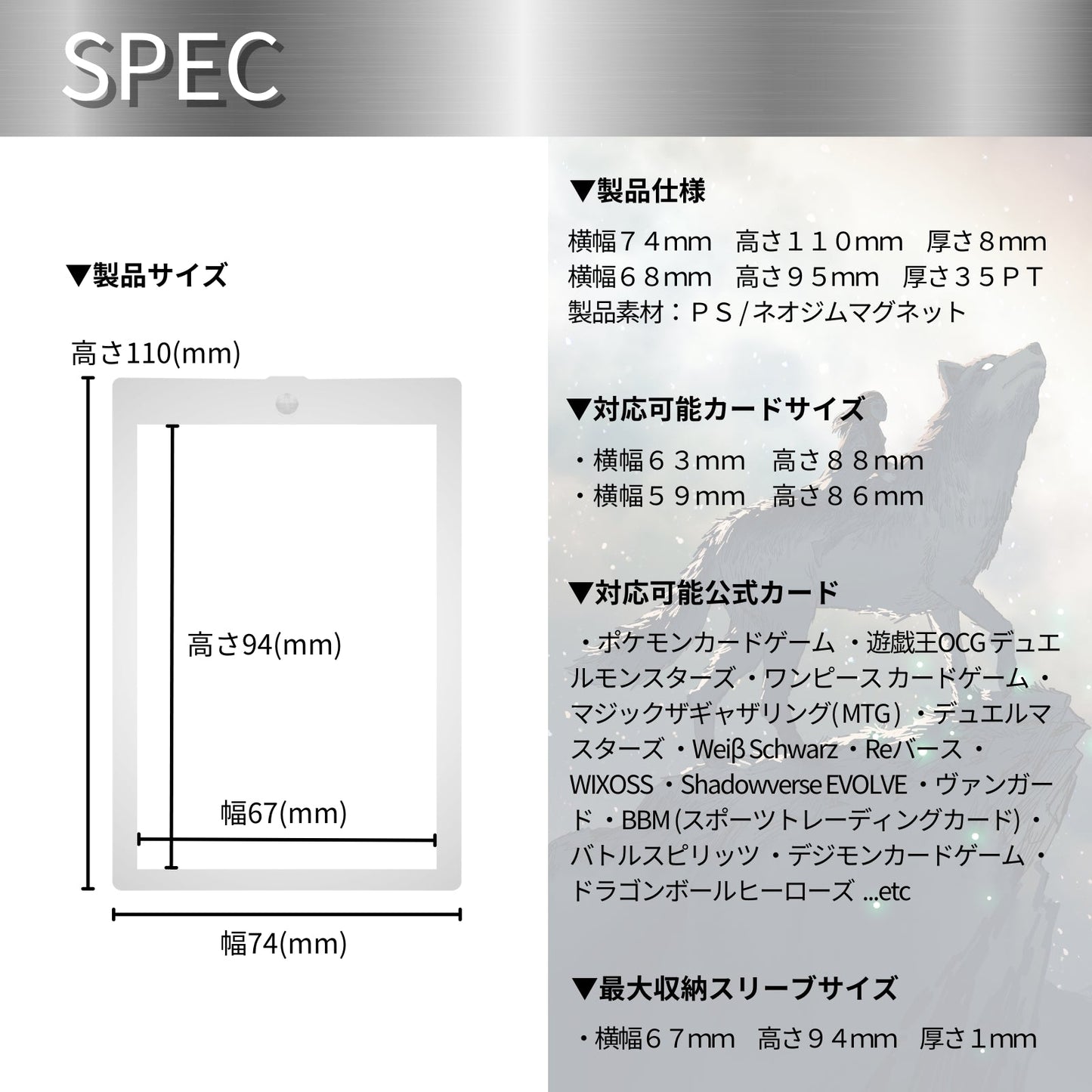 EYESRAIL アイズレイル 未開封 BOX ケース 保管 保存 コンテナ ヴァイス シュヴァルツ ローダー UVカット