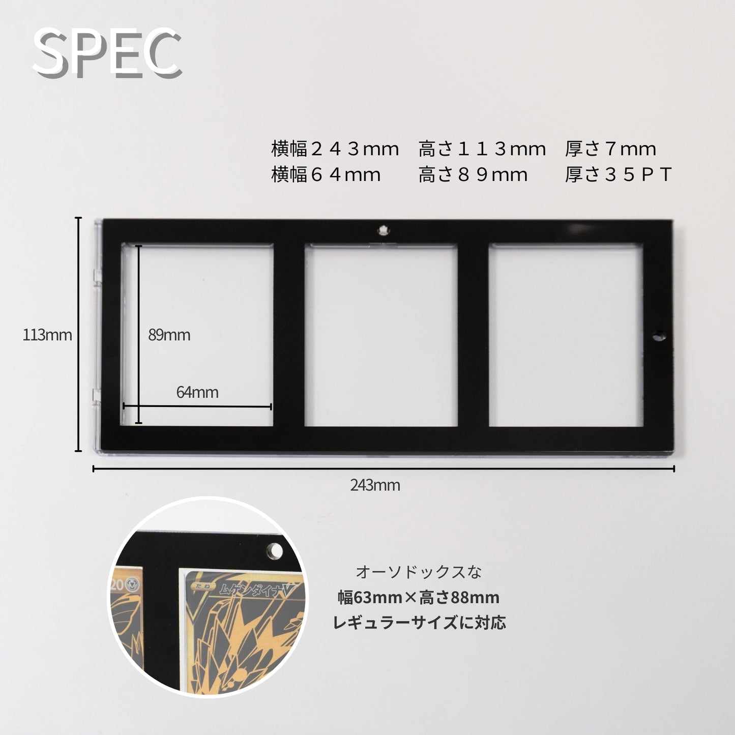 EYESRAIL アイズレイル 未開封 BOX ケース 保管 保存 コンテナ ヴァイス シュヴァルツ ローダー UVカット